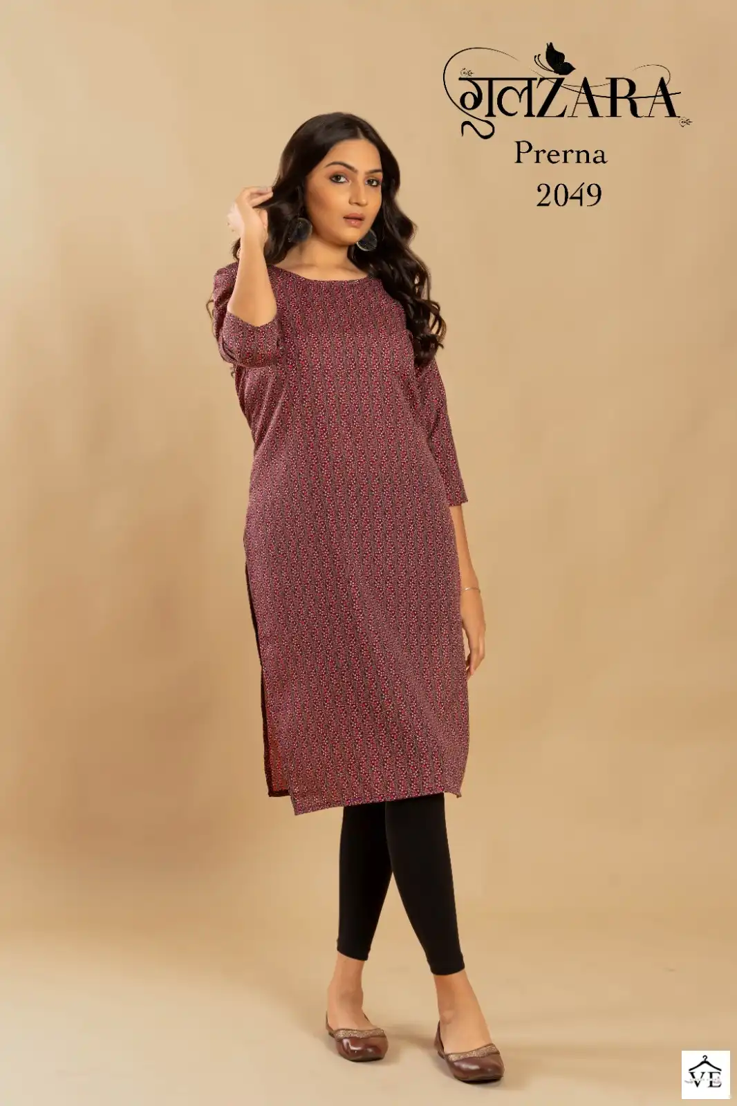 VE Prerna Soft Indo Cotton Wholesale Kurti Catalog — Wholesale Kurtis, MPA wholesale from Surat — view 6