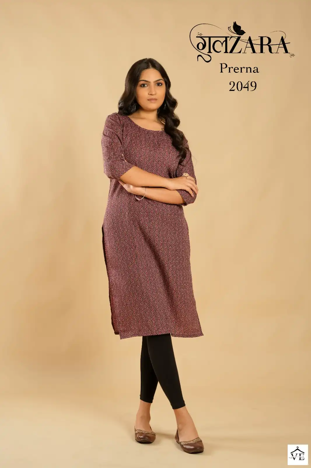 VE Prerna Soft Indo Cotton Wholesale Kurti Catalog — Wholesale Kurtis, MPA wholesale from Surat — view 7