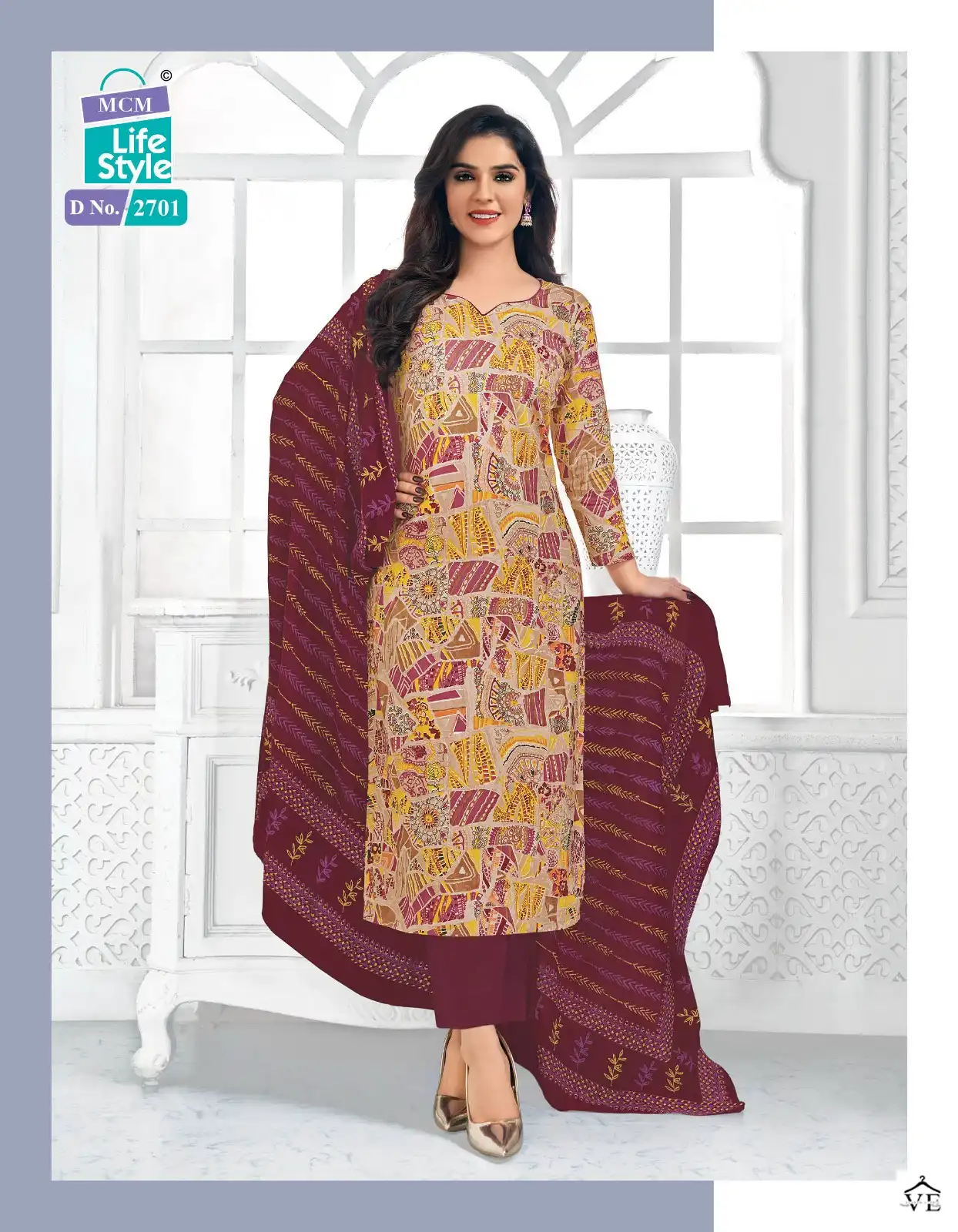 Mcm Lifestyle Priyalaxmi Vol 27 Cotton Wholesale Fancy Printed Salwar Suit Catalog — Wholesale Salwar Suits, Mcm wholesale from Surat - Gallery Image 12