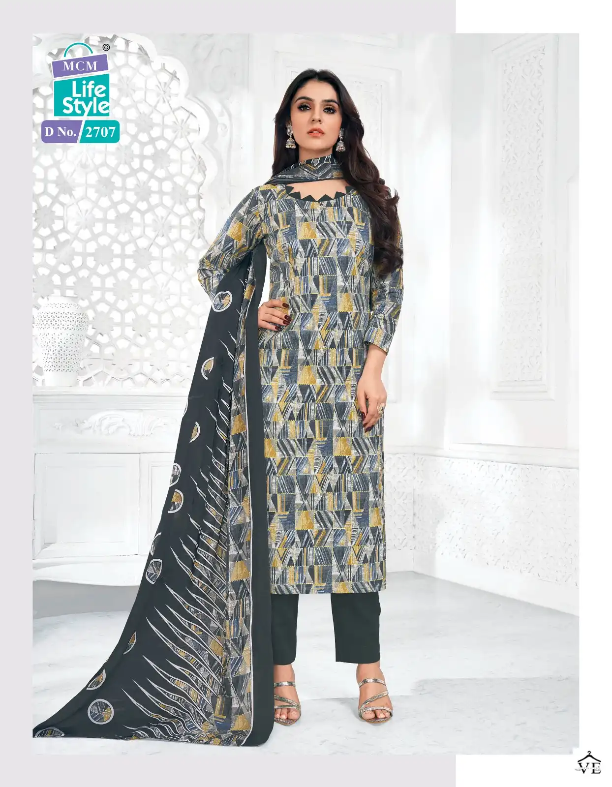 Mcm Lifestyle Priyalaxmi Vol 27 Cotton Wholesale Fancy Printed Salwar Suit Catalog — Wholesale Salwar Suits, Mcm wholesale from Surat - Gallery Image 17