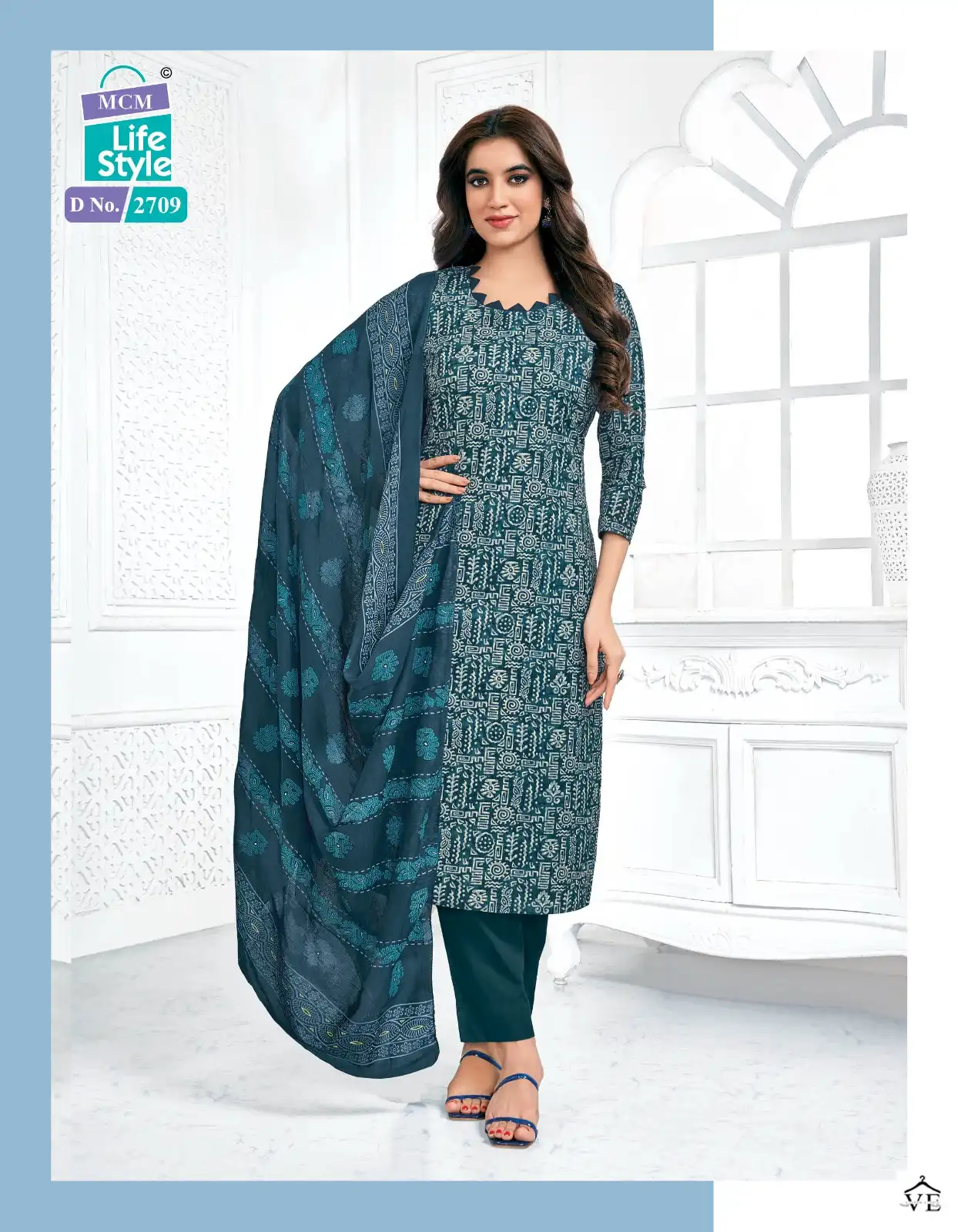Mcm Lifestyle Priyalaxmi Vol 27 Cotton Wholesale Fancy Printed Salwar Suit Catalog — Wholesale Salwar Suits, Mcm wholesale from Surat - Gallery Image 7