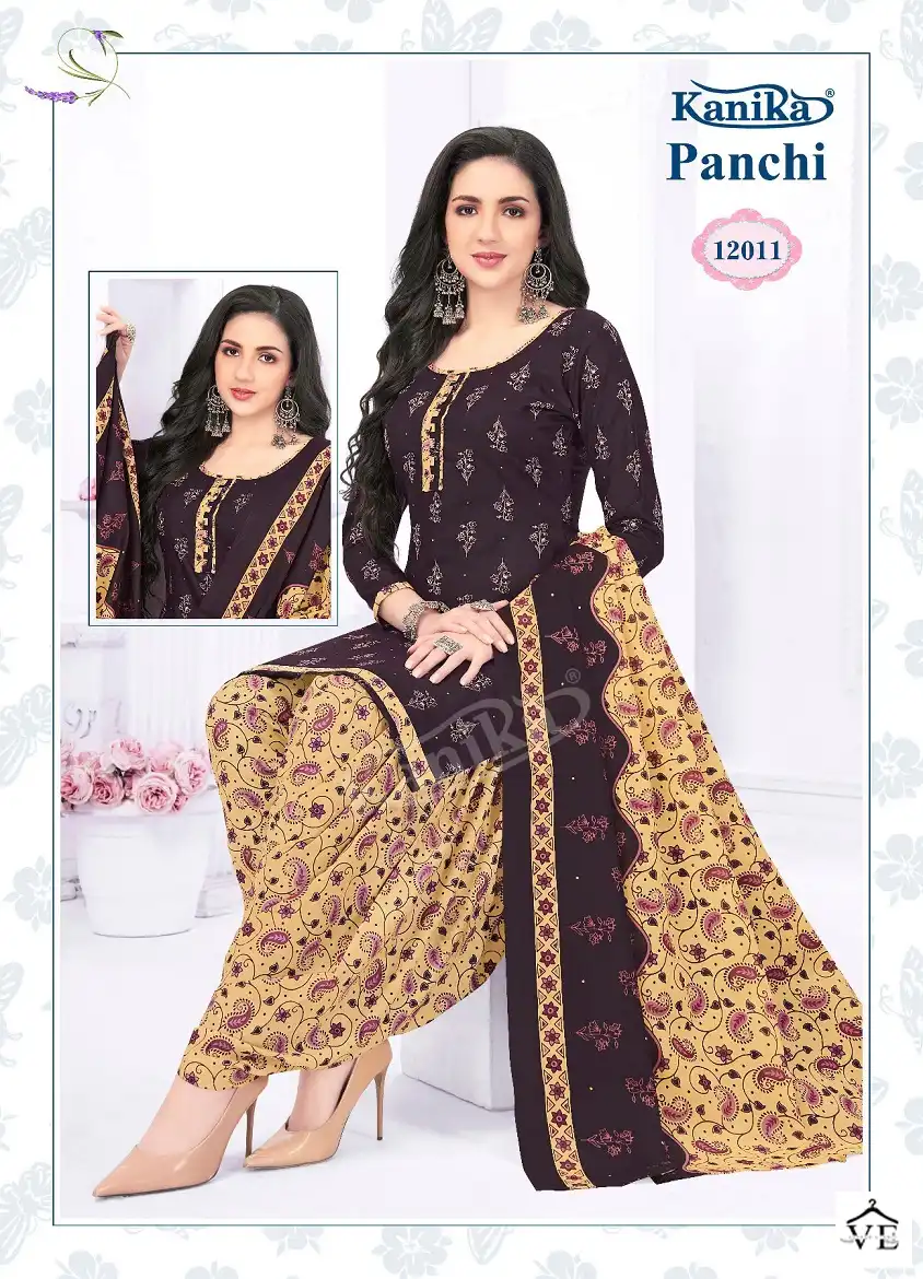 Kanika Panchi Vol 12 Indo Cotton Wholesale Readymade Salwar Suit Catalog — Wholesale Salwar Suits, MPA wholesale from Surat - Gallery Image 11