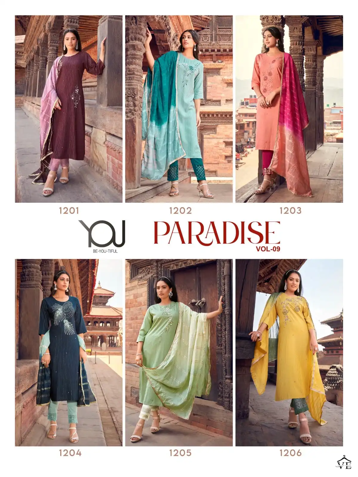 Wanna Paradise 9 Pure Viscose Wholesale Readymade Salwar Suit Catalog — Wholesale Salwar Suits, MPA wholesale from Surat — view 7