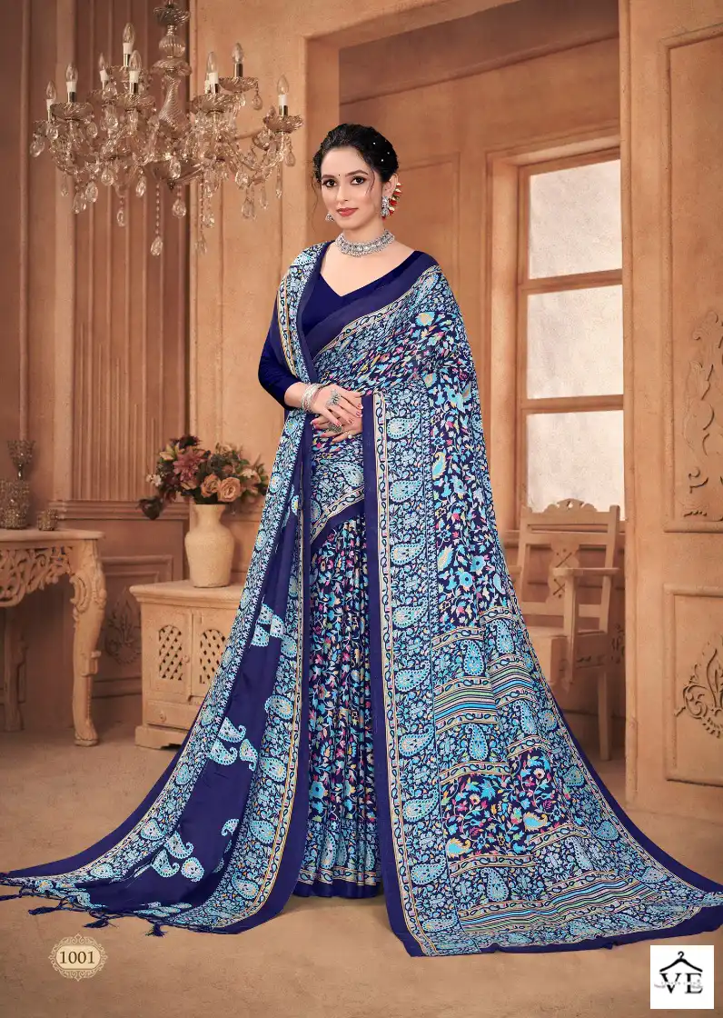 Silk Villa Shawal Vol 28 Pashmina Wholesale Saree Catalog — Wholesale Sarees, MPA wholesale from Surat - Gallery Image 6