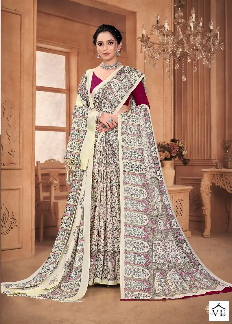 Silk Villa Shawal Vol 28 Pashmina Wholesale Saree Catalog — Wholesale Sarees, MPA wholesale from Surat - Gallery Image 5