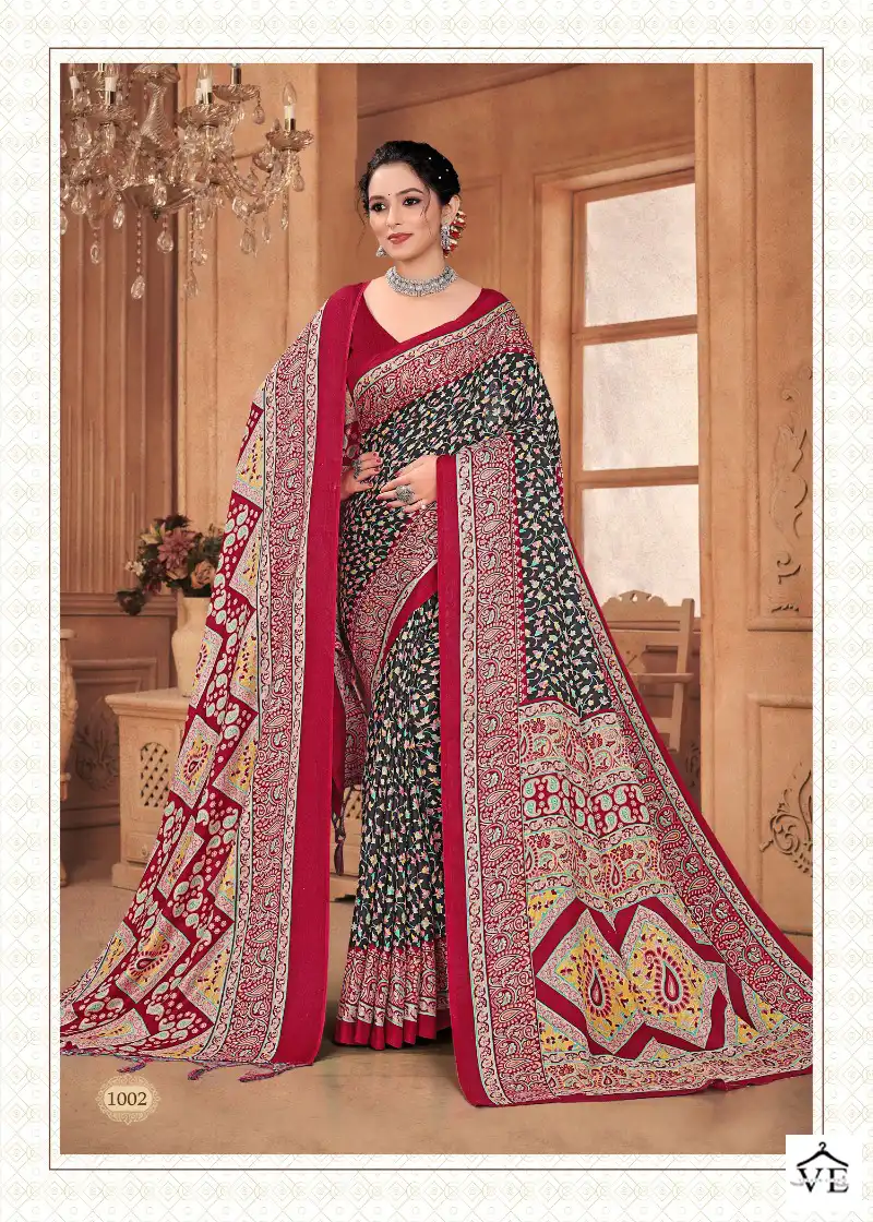 Silk Villa Shawal Vol 28 Pashmina Wholesale Saree Catalog — Wholesale Sarees, MPA wholesale from Surat - Gallery Image 7
