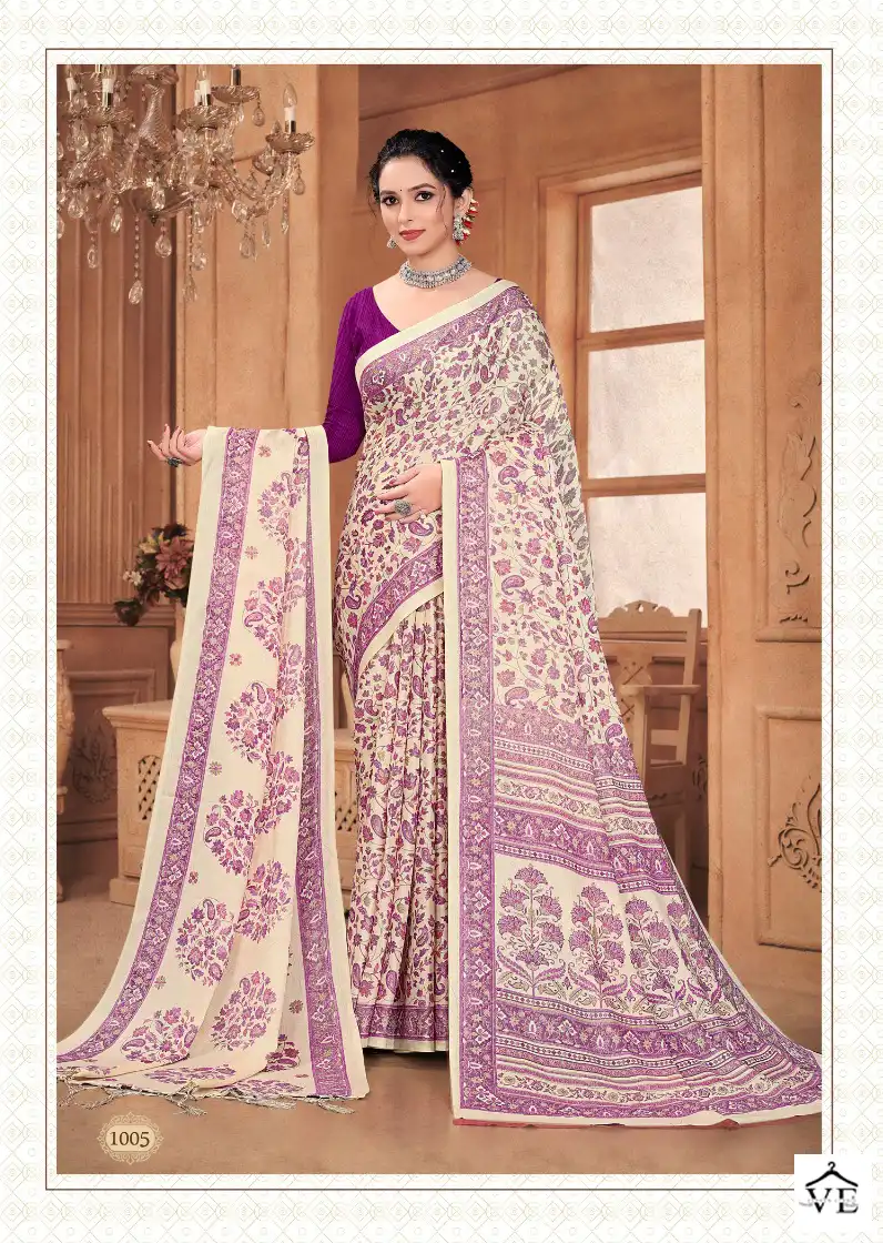 Silk Villa Shawal Vol 28 Pashmina Wholesale Saree Catalog — Wholesale Sarees, MPA wholesale from Surat - Gallery Image 8