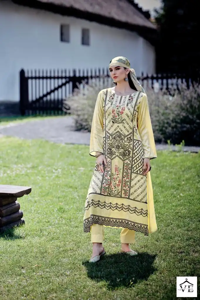 Aiqa Qataar Pure Velvet Wholesale Winter Wear Designer Suits Catalog — Wholesale Salwar Suits, MPA wholesale from Surat - Gallery Image 9