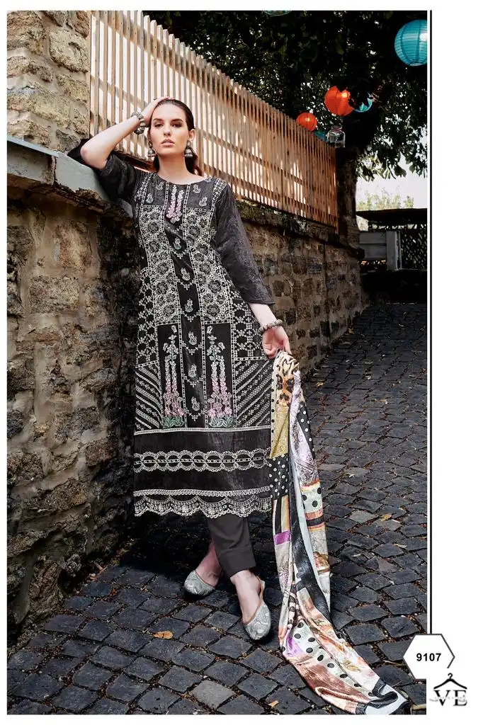Aiqa Qataar Pure Velvet Wholesale Winter Wear Designer Suits Catalog — Wholesale Salwar Suits, MPA wholesale from Surat - Gallery Image 3