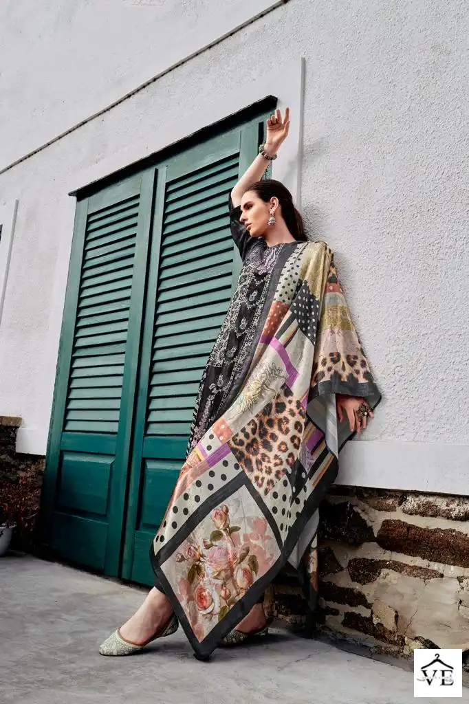 Aiqa Qataar Pure Velvet Wholesale Winter Wear Designer Suits Catalog — Wholesale Salwar Suits, MPA wholesale from Surat - Gallery Image 4