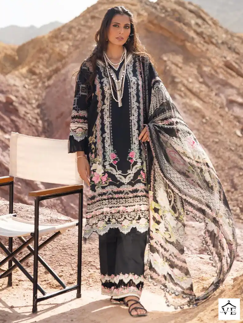 Sharaddha Queen Court Vol 1 Lawn Cotton Printed Wholesale Pakistani Salwar Suit Catalog — Wholesale Salwar Suits, MPA wholesale from Surat - Gallery Image 4