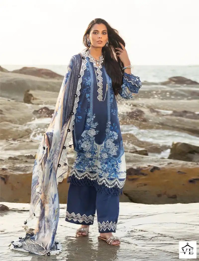 Sharaddha Queen Court Vol 1 Lawn Cotton Printed Wholesale Pakistani Salwar Suit Catalog — Wholesale Salwar Suits, MPA wholesale from Surat - Gallery Image 6