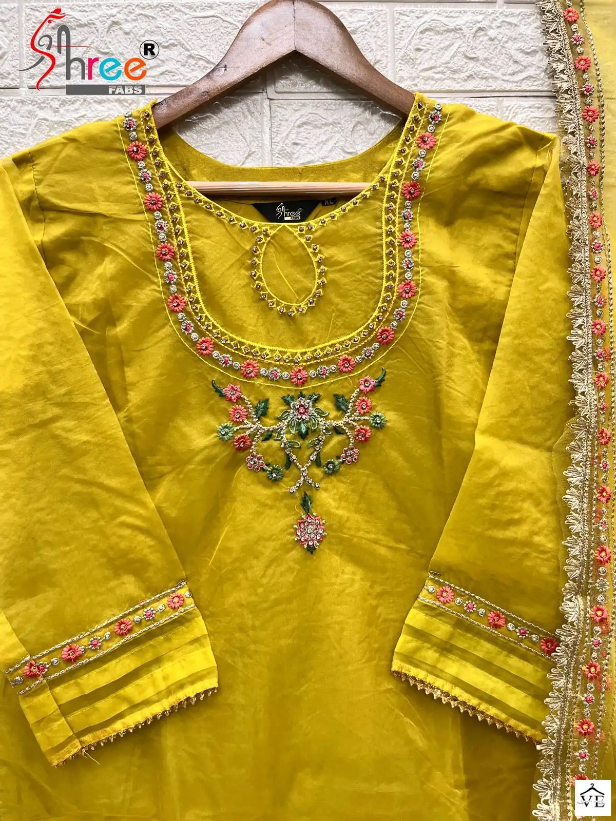 Shree Fabs R 1064 Organza Wholesale Pakistani Readymade Salwar Suit Catalog — Wholesale Salwar Suits, Shree Fabs wholesale from Surat - Gallery Image 2