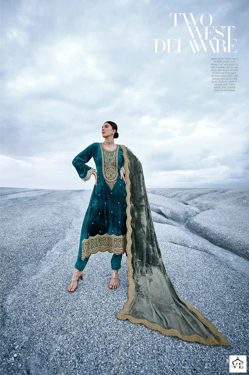 Aiqa Raahi Pure Velvet Wholesale Designer Pakistani Winter Salwar Suit Catalog — Wholesale Salwar Suits, MPA wholesale from Surat - Gallery Image 10