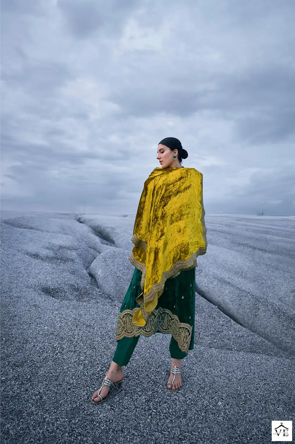 Aiqa Raahi Pure Velvet Wholesale Designer Pakistani Winter Salwar Suit Catalog — Wholesale Salwar Suits, MPA wholesale from Surat - Gallery Image 4
