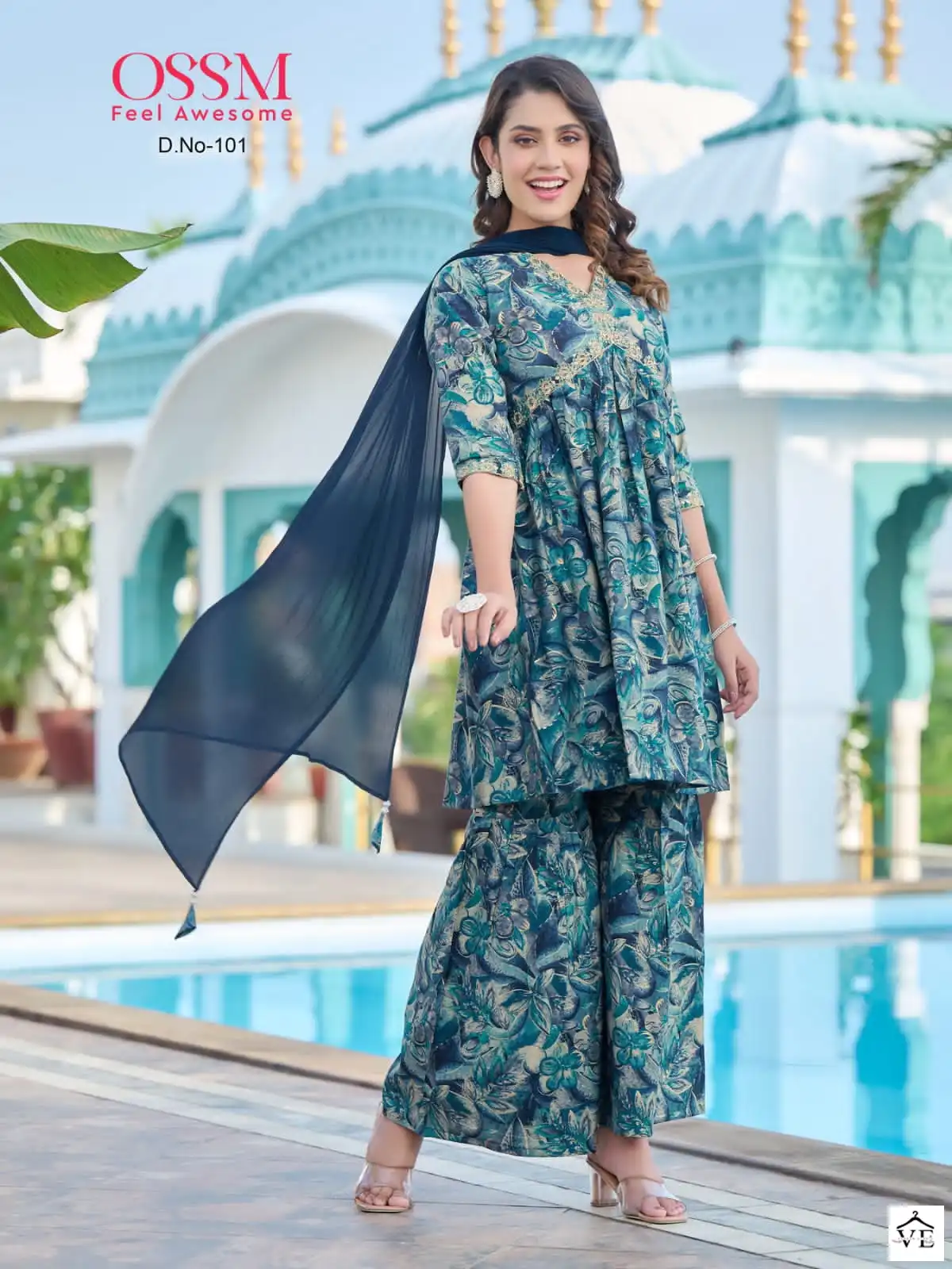 Ossm Raashi Premium Chanderi Modal Wholesale Designer Readymade Salwar Suit Catalog — Wholesale Salwar Suits, MPA wholesale from Surat - Gallery Image 2