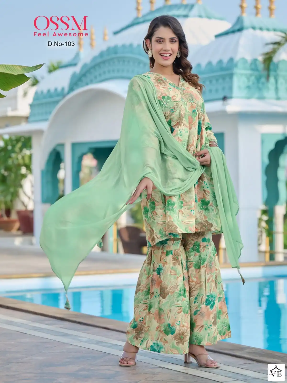 Ossm Raashi Premium Chanderi Modal Wholesale Designer Readymade Salwar Suit Catalog — Wholesale Salwar Suits, MPA wholesale from Surat - Gallery Image 3