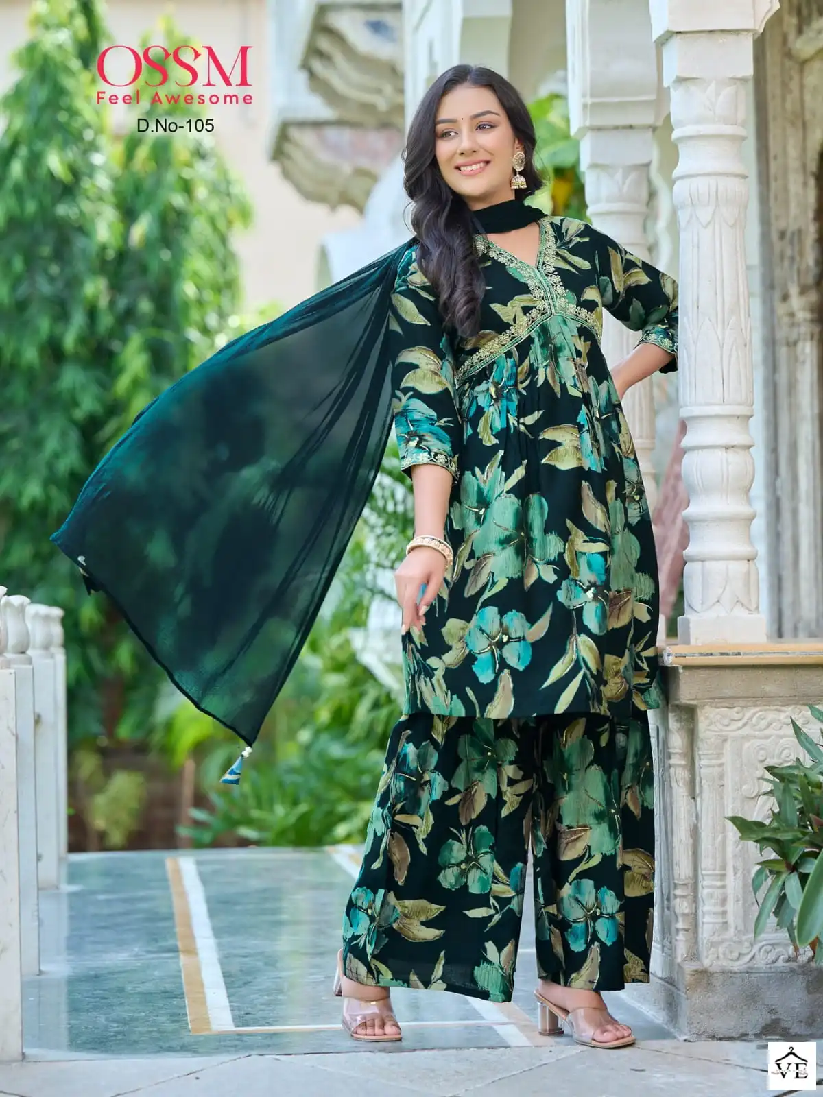Ossm Raashi Premium Chanderi Modal Wholesale Designer Readymade Salwar Suit Catalog — Wholesale Salwar Suits, MPA wholesale from Surat - Gallery Image 5