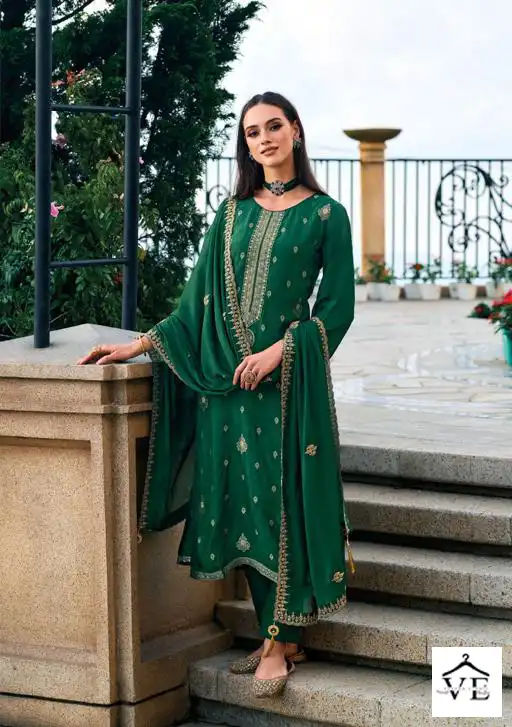 Kilory Trends Rang E Bahar Jacquard Wholesale Heavy Designer Festive Wear Salwar Suit Catalog — Wholesale Salwar Suits, MPA wholesale from Surat — view 6