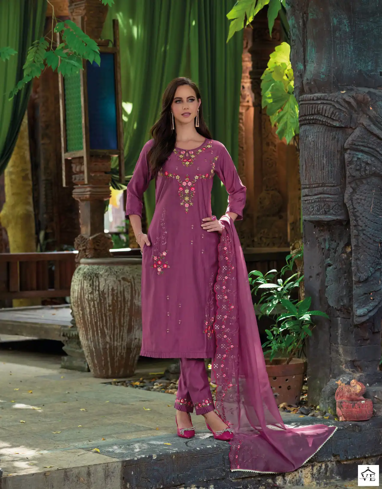 Lily & Lali Rang Ja Viscose Wholesale Designer Readymade Salwar Suit Catalog - Image 4