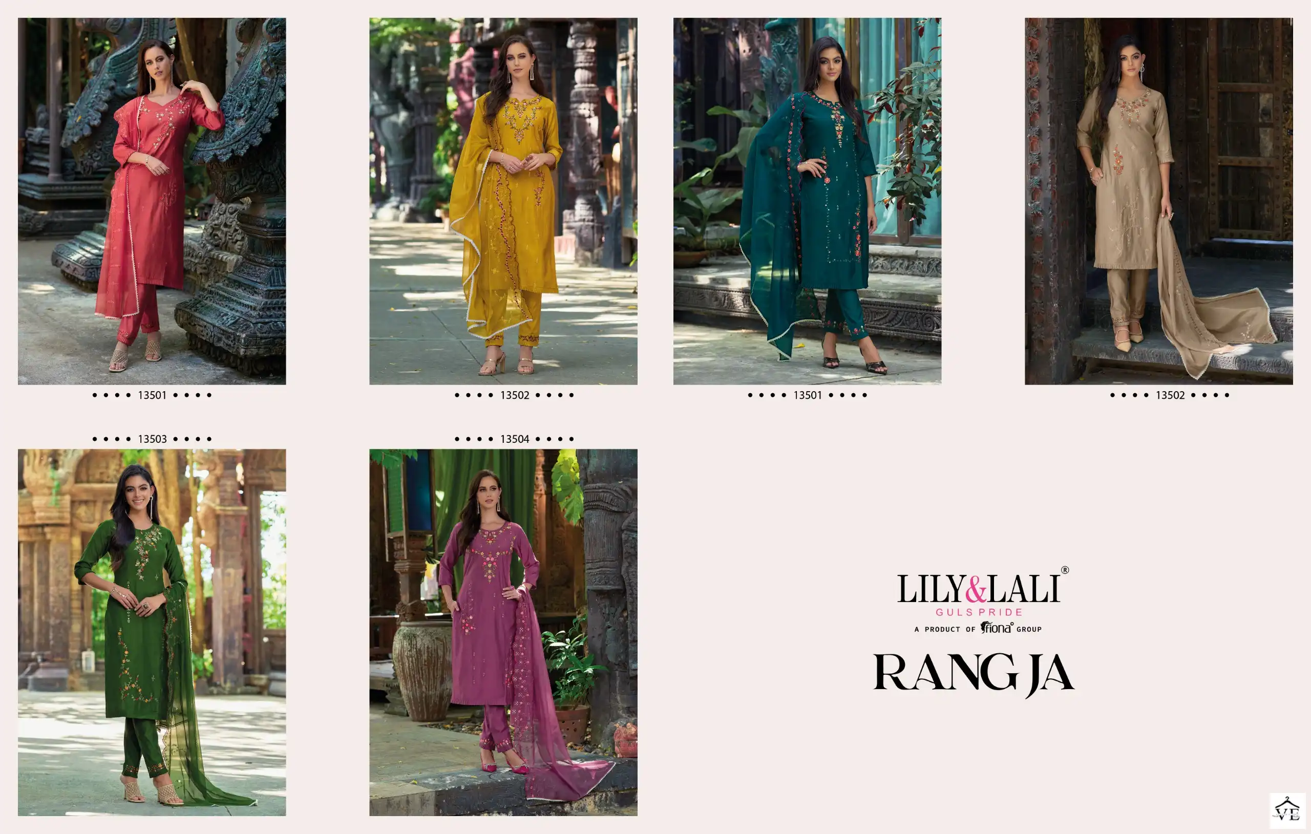 Lily & Lali Rang Ja Viscose Wholesale Designer Readymade Salwar Suit Catalog - Image 7