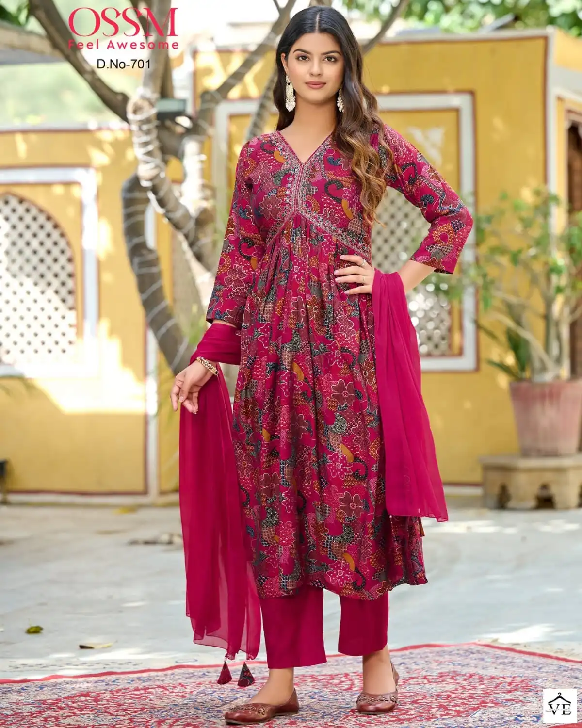 Ossm Resham Vol 07 Premium Chanderi Wholesale Readymade Salwar Suit Catalog — Wholesale Salwar Suits, MPA wholesale from Surat — view 1