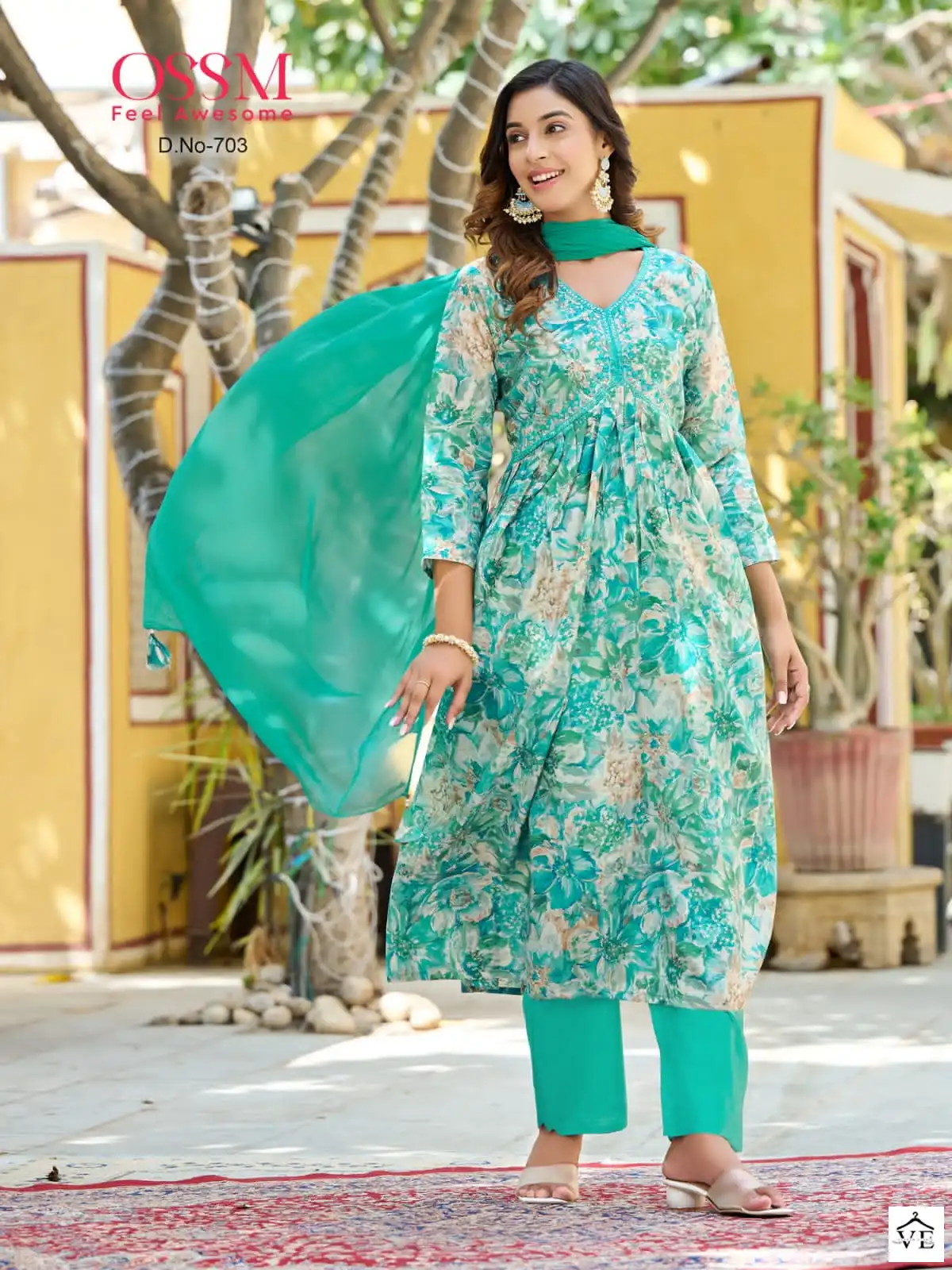 Ossm Resham Vol 07 Premium Chanderi Wholesale Readymade Salwar Suit Catalog — Wholesale Salwar Suits, MPA wholesale from Surat - Gallery Image 3
