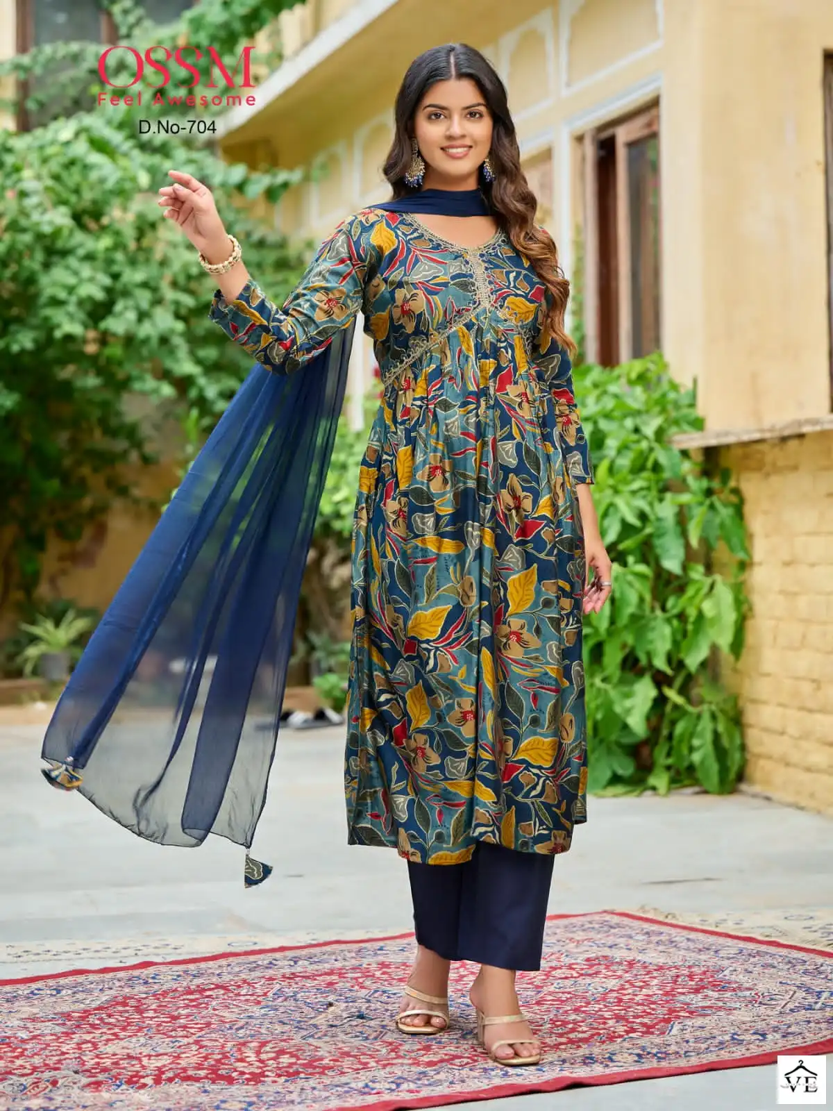 Ossm Resham Vol 07 Premium Chanderi Wholesale Readymade Salwar Suit Catalog — Wholesale Salwar Suits, MPA wholesale from Surat - Gallery Image 4