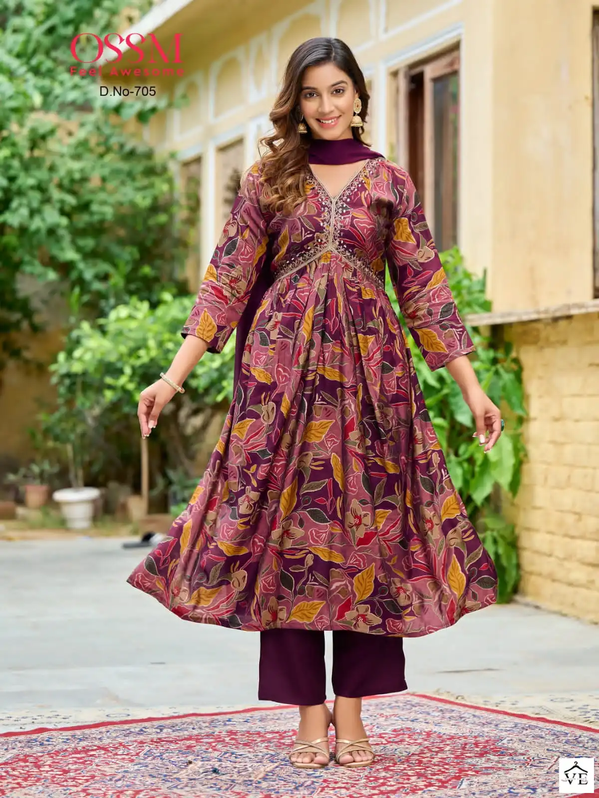 Ossm Resham Vol 07 Premium Chanderi Wholesale Readymade Salwar Suit Catalog — Wholesale Salwar Suits, MPA wholesale from Surat - Gallery Image 5