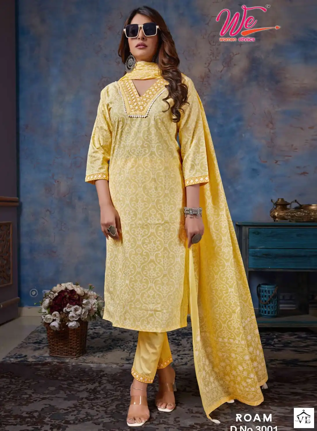 We Roam Pure Cotton Wholesale Readymade Salwar Suit Catalog — Wholesale Salwar Suits, MPA wholesale from Surat — view 1