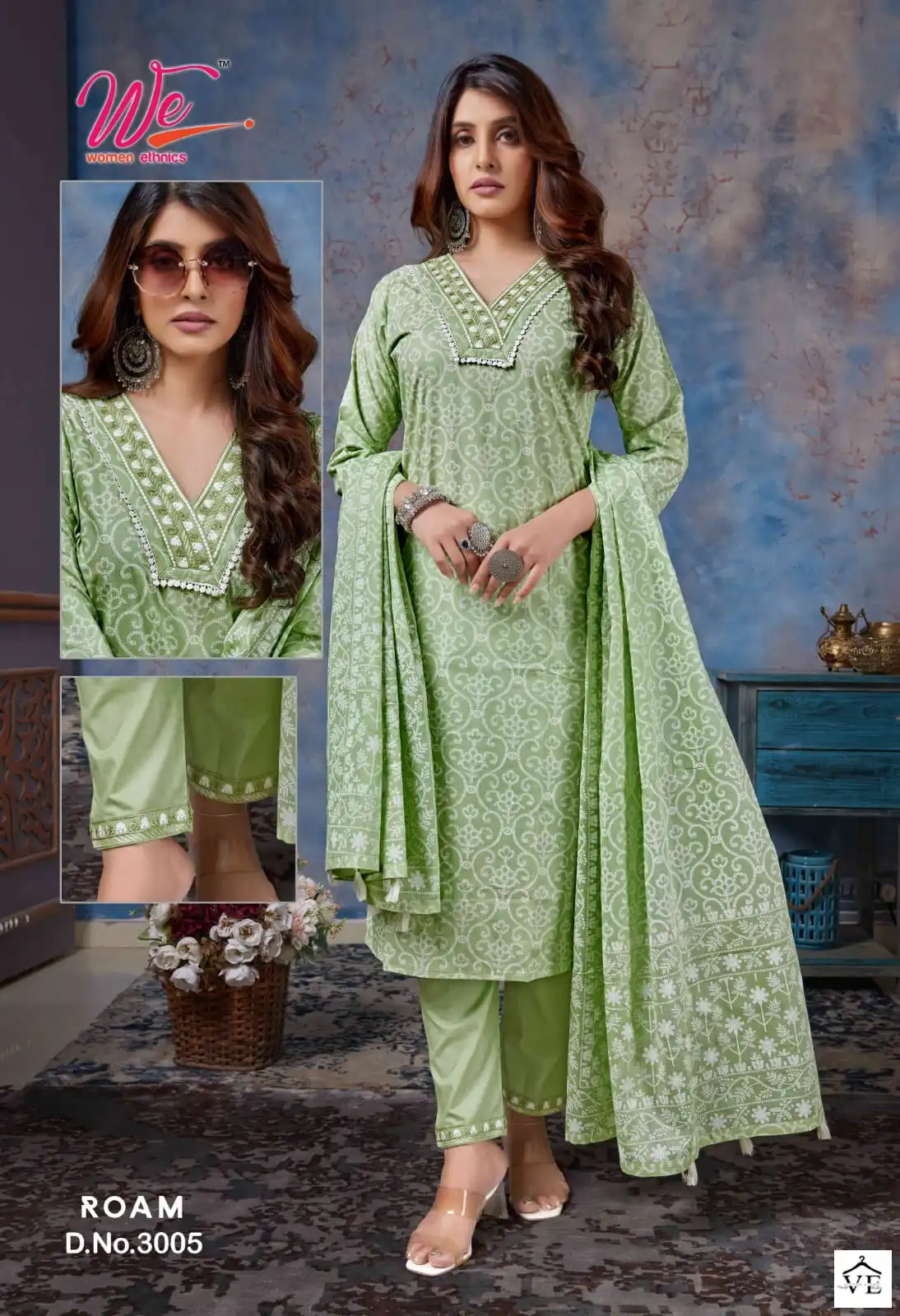 We Roam Pure Cotton Wholesale Readymade Salwar Suit Catalog — Wholesale Salwar Suits, MPA wholesale from Surat - Gallery Image 5