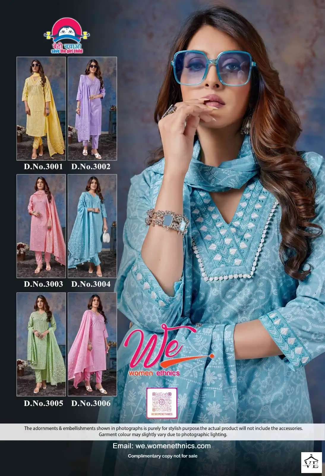 We Roam Pure Cotton Wholesale Readymade Salwar Suit Catalog — Wholesale Salwar Suits, MPA wholesale from Surat — view 7