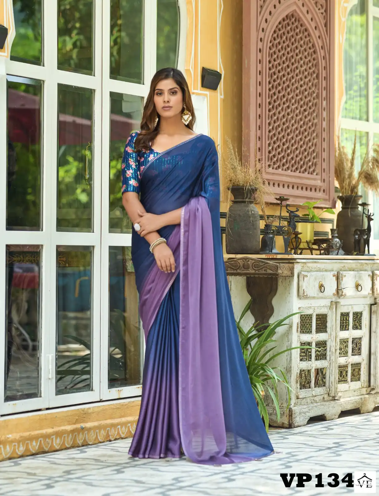 Fashion Berry Rocky Chiffon Wholesale Sarees Catalog — Wholesale Sarees, MPA wholesale from Surat — view 5