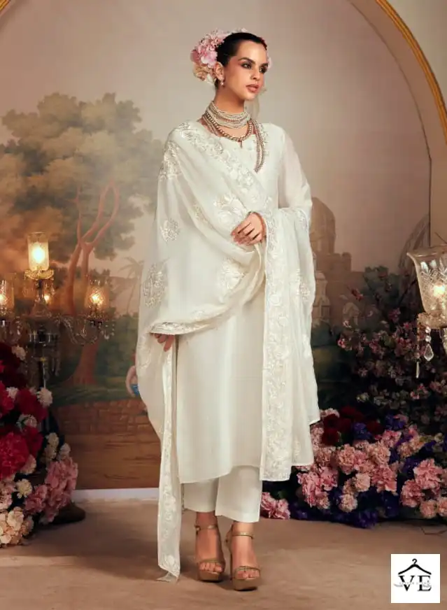 Kimora Rosalba Organza Silk Wholesale Designer Salwar Suit Catalog — Wholesale Salwar Suits, MPA wholesale from Surat - Gallery Image 3