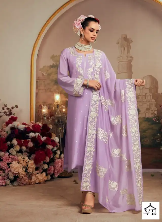 Kimora Rosalba Organza Silk Wholesale Designer Salwar Suit Catalog — Wholesale Salwar Suits, MPA wholesale from Surat - Gallery Image 5