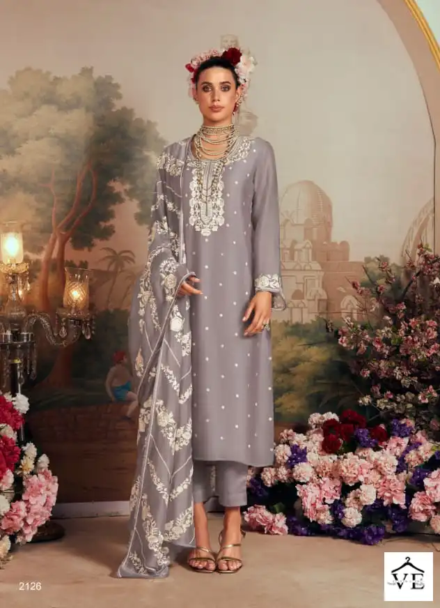 Kimora Rosalba Organza Silk Wholesale Designer Salwar Suit Catalog — Wholesale Salwar Suits, MPA wholesale from Surat - Gallery Image 6