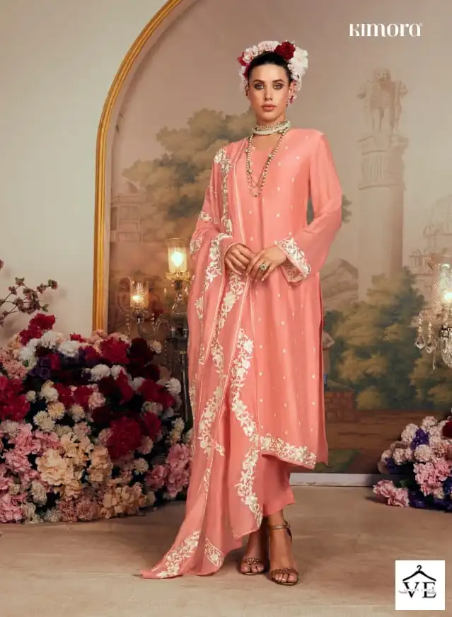 Kimora Rosalba Organza Silk Wholesale Designer Salwar Suit Catalog — Wholesale Salwar Suits, MPA wholesale from Surat - Gallery Image 7