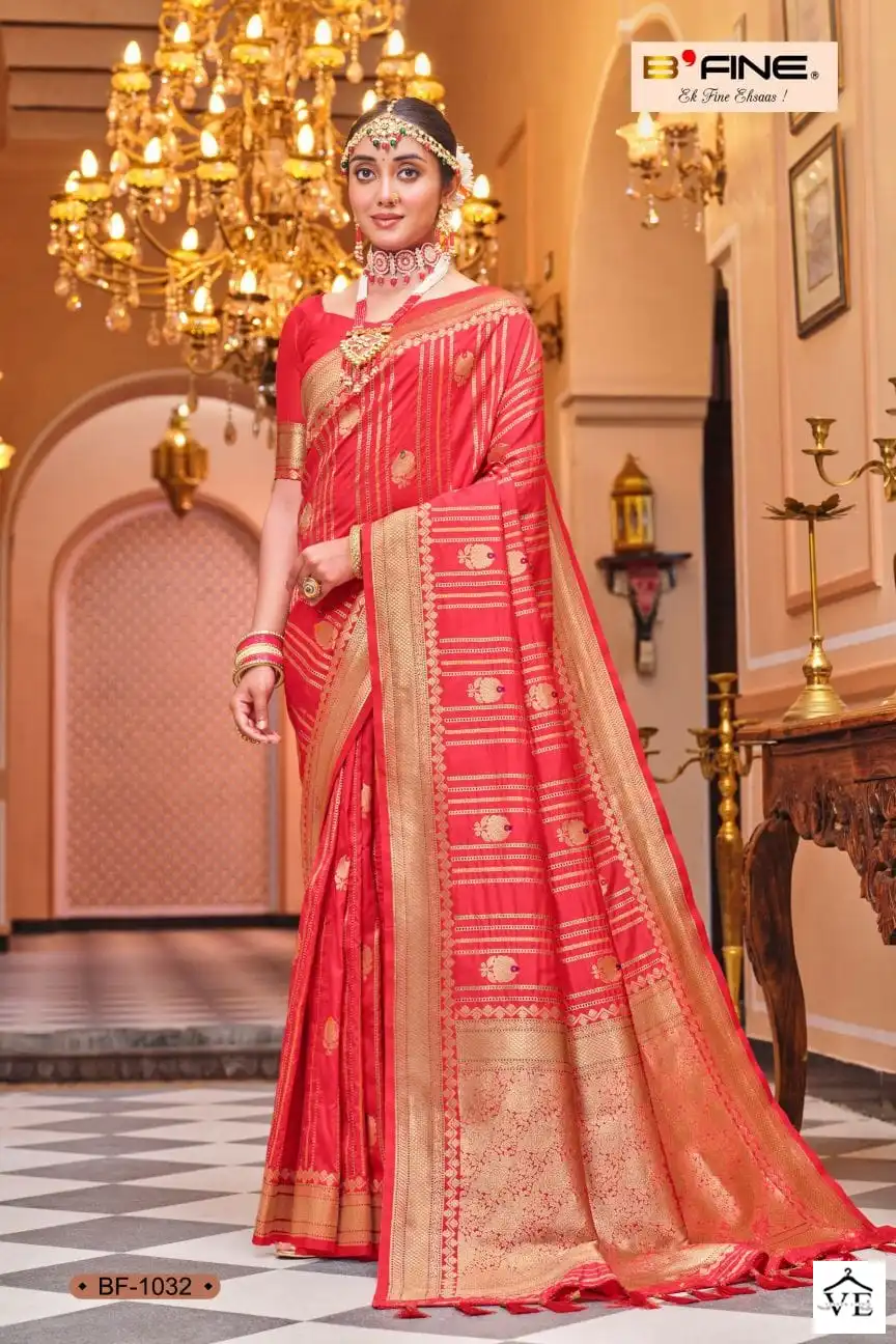 B Fine Roshni Banarasi Silk Wholesale Sarees Catalog — Wholesale Sarees, MPA wholesale from Surat — view 4