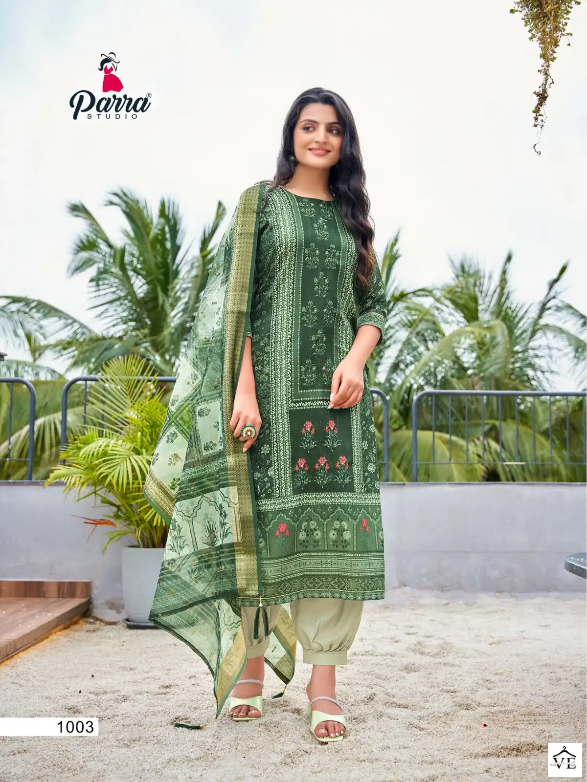 Parra Studio Rubi Vol 1 Maslin Viving Sequence Wholesale Designer Readymade Salwar Suit Catalog — Wholesale Salwar Suits, MPA wholesale from Surat - Gallery Image 2