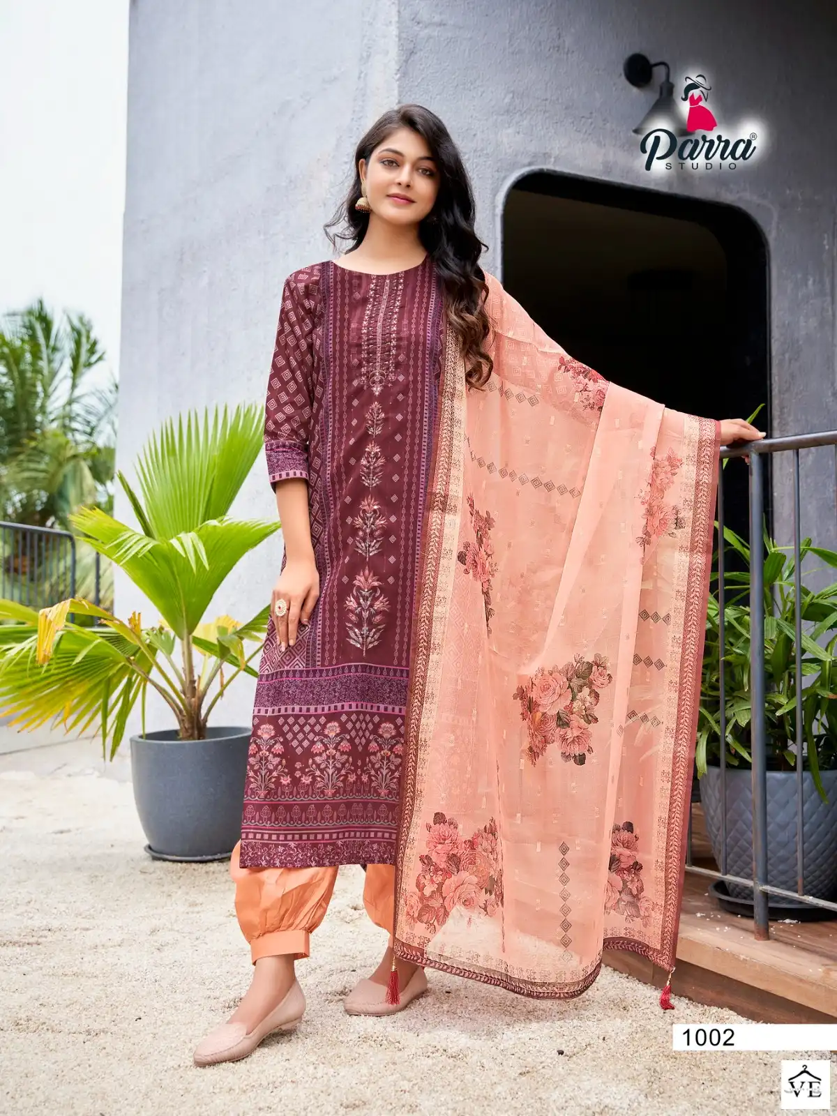 Parra Studio Rubi Vol 1 Maslin Viving Sequence Wholesale Designer Readymade Salwar Suit Catalog — Wholesale Salwar Suits, MPA wholesale from Surat - Gallery Image 3
