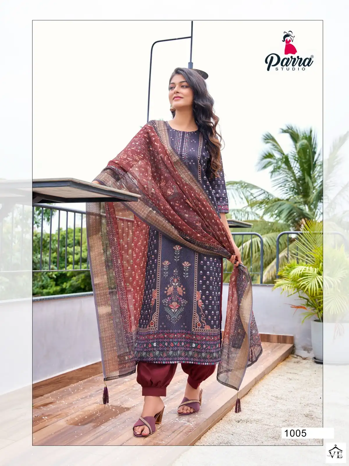 Parra Studio Rubi Vol 1 Maslin Viving Sequence Wholesale Designer Readymade Salwar Suit Catalog — Wholesale Salwar Suits, MPA wholesale from Surat - Gallery Image 5