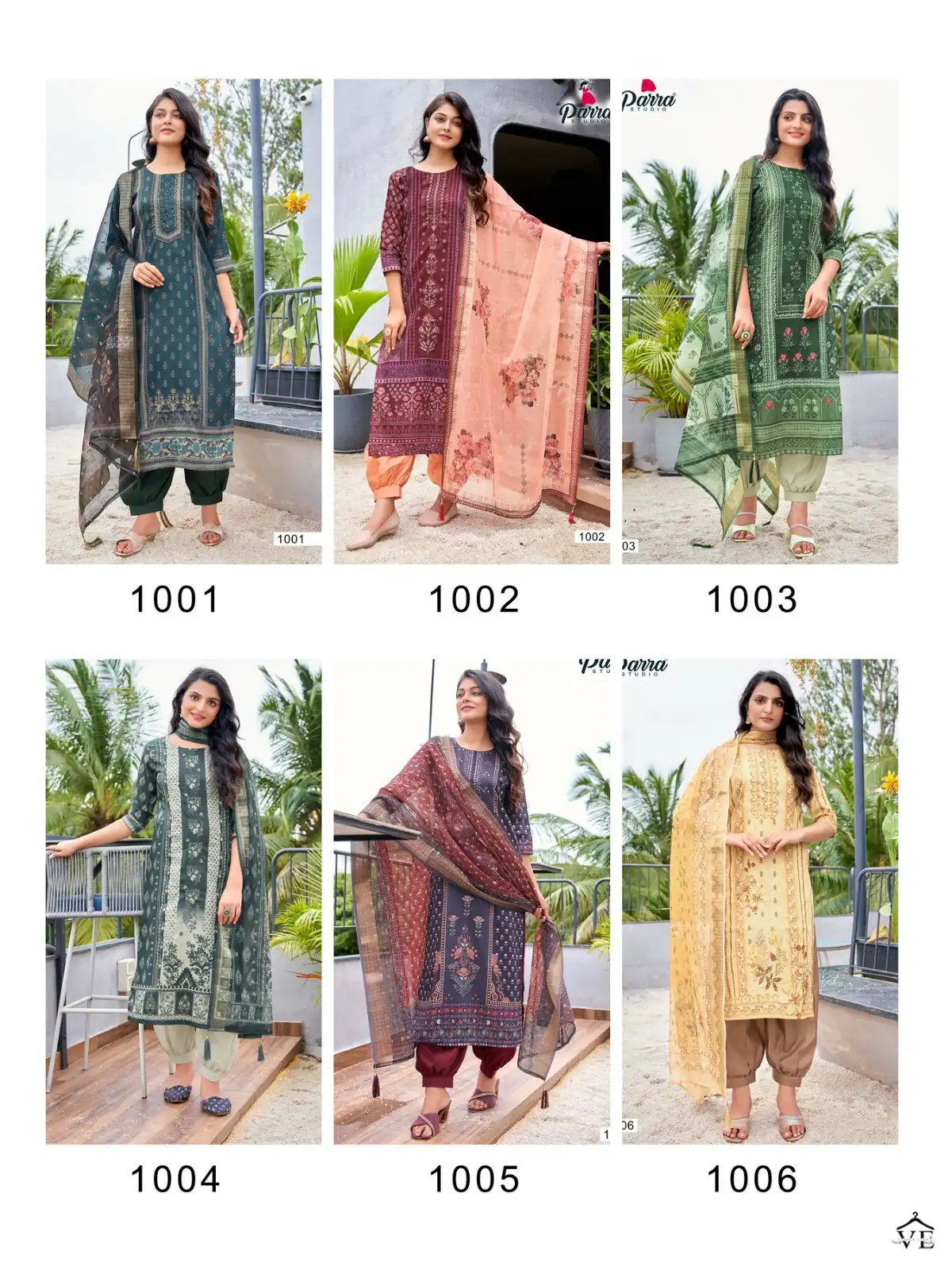 Parra Studio Rubi Vol 1 Maslin Viving Sequence Wholesale Designer Readymade Salwar Suit Catalog — Wholesale Salwar Suits, MPA wholesale from Surat — view 6