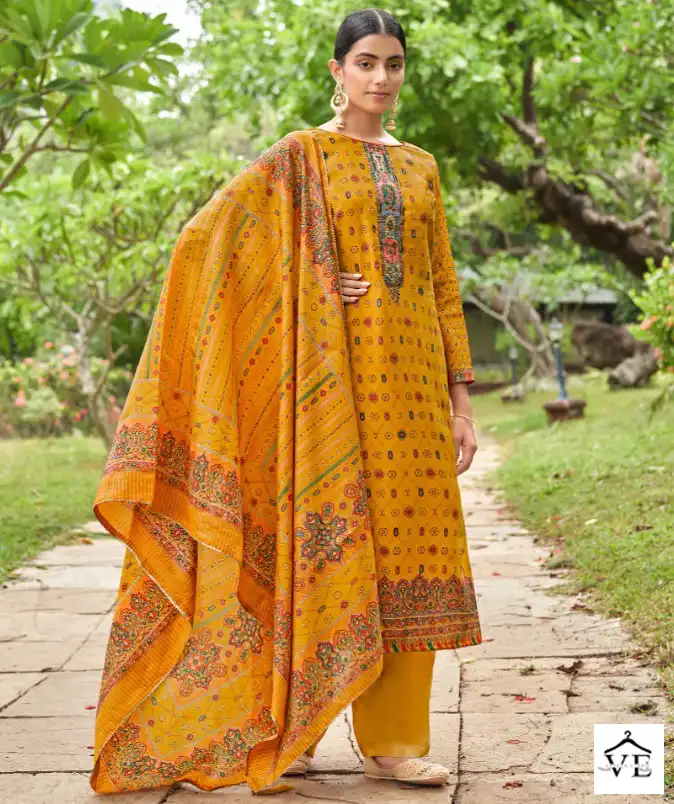 Alok Suits Ruhina Vol 6 Viscose Wholesale Fancy Embroidery Work Salwar Suit Catalog — Wholesale Salwar Suits, MPA wholesale from Surat — view 1