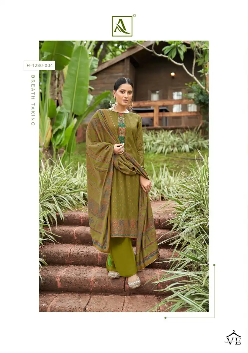 Alok Suits Ruhina Vol 6 Viscose Wholesale Fancy Embroidery Work Salwar Suit Catalog — Wholesale Salwar Suits, MPA wholesale from Surat - Gallery Image 6