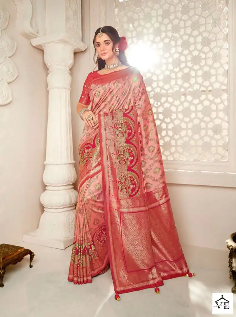 Krishna Gokul Rutba Vol 9 Silk Wholesale Saree Catalog — Wholesale Sarees, MPA wholesale from Surat - Gallery Image 6
