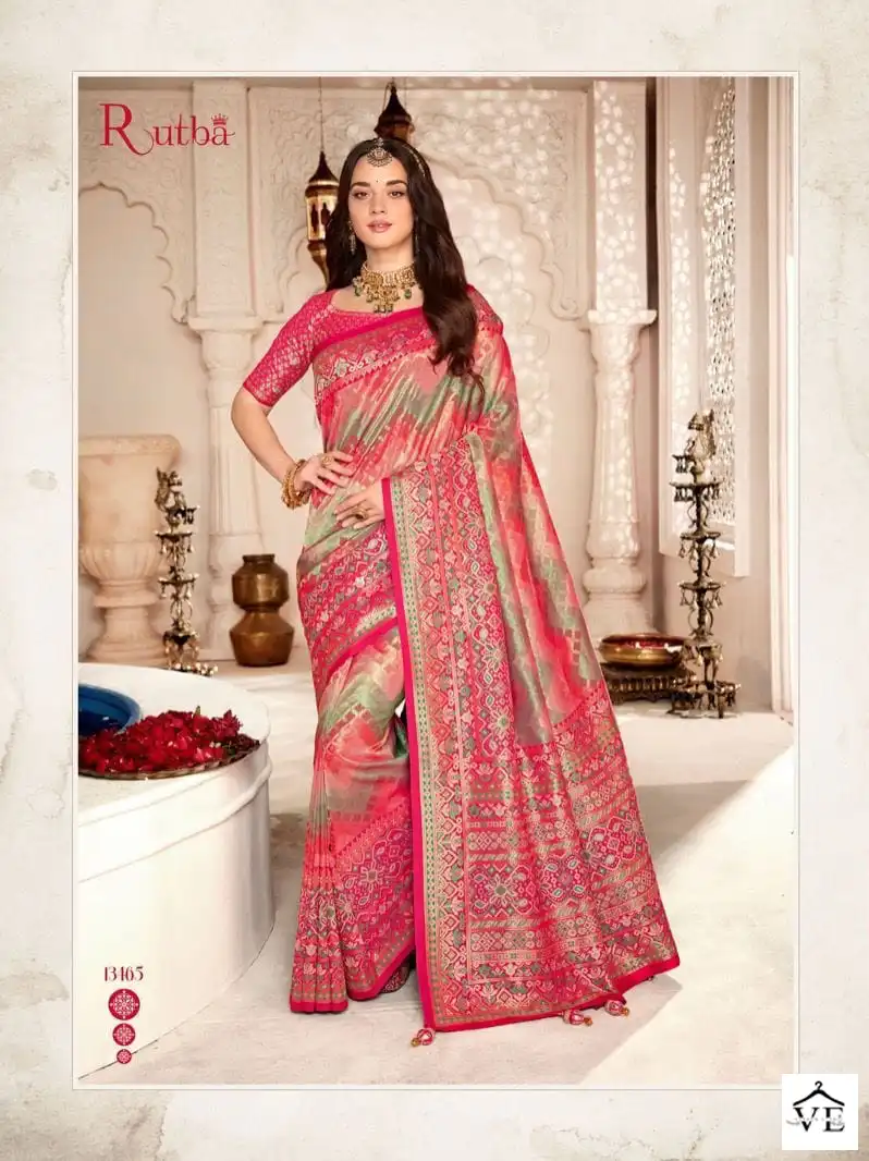 Krishna Gokul Rutba Vol 9 Silk Wholesale Saree Catalog — Wholesale Sarees, MPA wholesale from Surat - Gallery Image 10