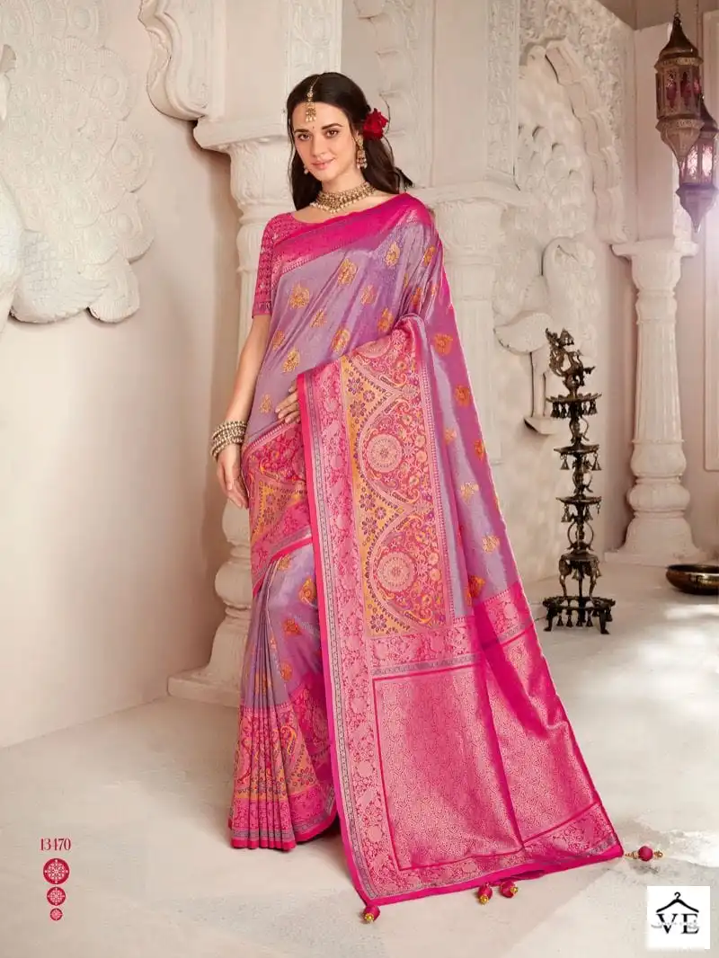Krishna Gokul Rutba Vol 9 Silk Wholesale Saree Catalog — Wholesale Sarees, MPA wholesale from Surat - Gallery Image 13