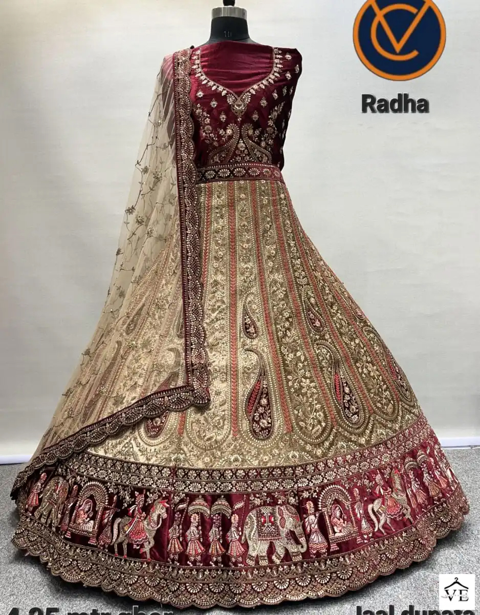 Vaishanvi Radha Designer Wholesale Bridal Lehenga Catalog — Wholesale Lehenga, MPA wholesale from Surat — view 1