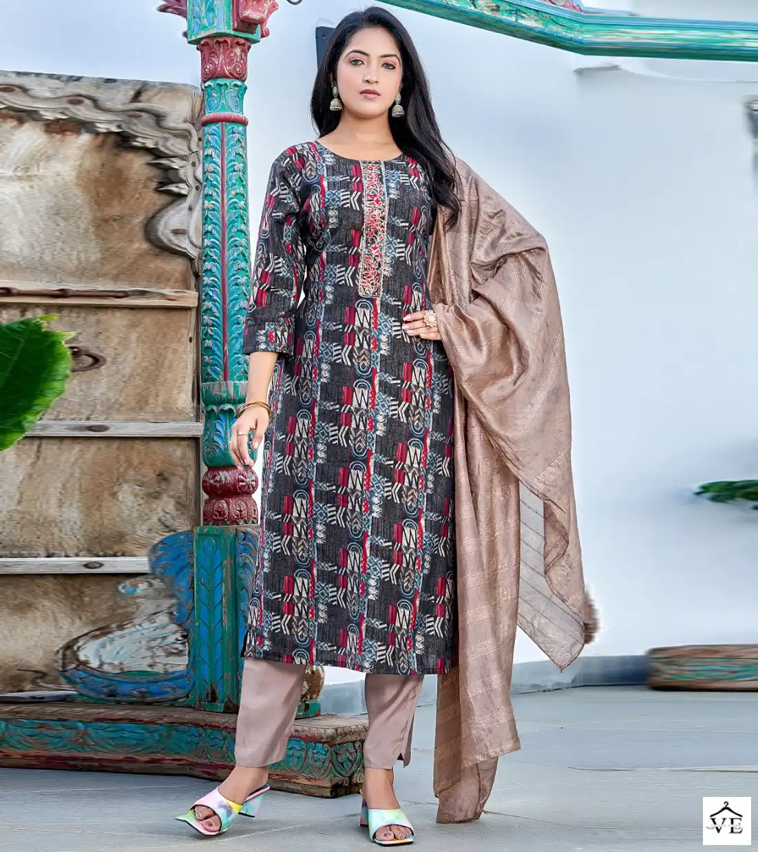 Rung Radhika Heavy Modal Silk Wholesale Readymade Salwar Suit Catalog — Wholesale Salwar Suits, MPA wholesale from Surat — view 1