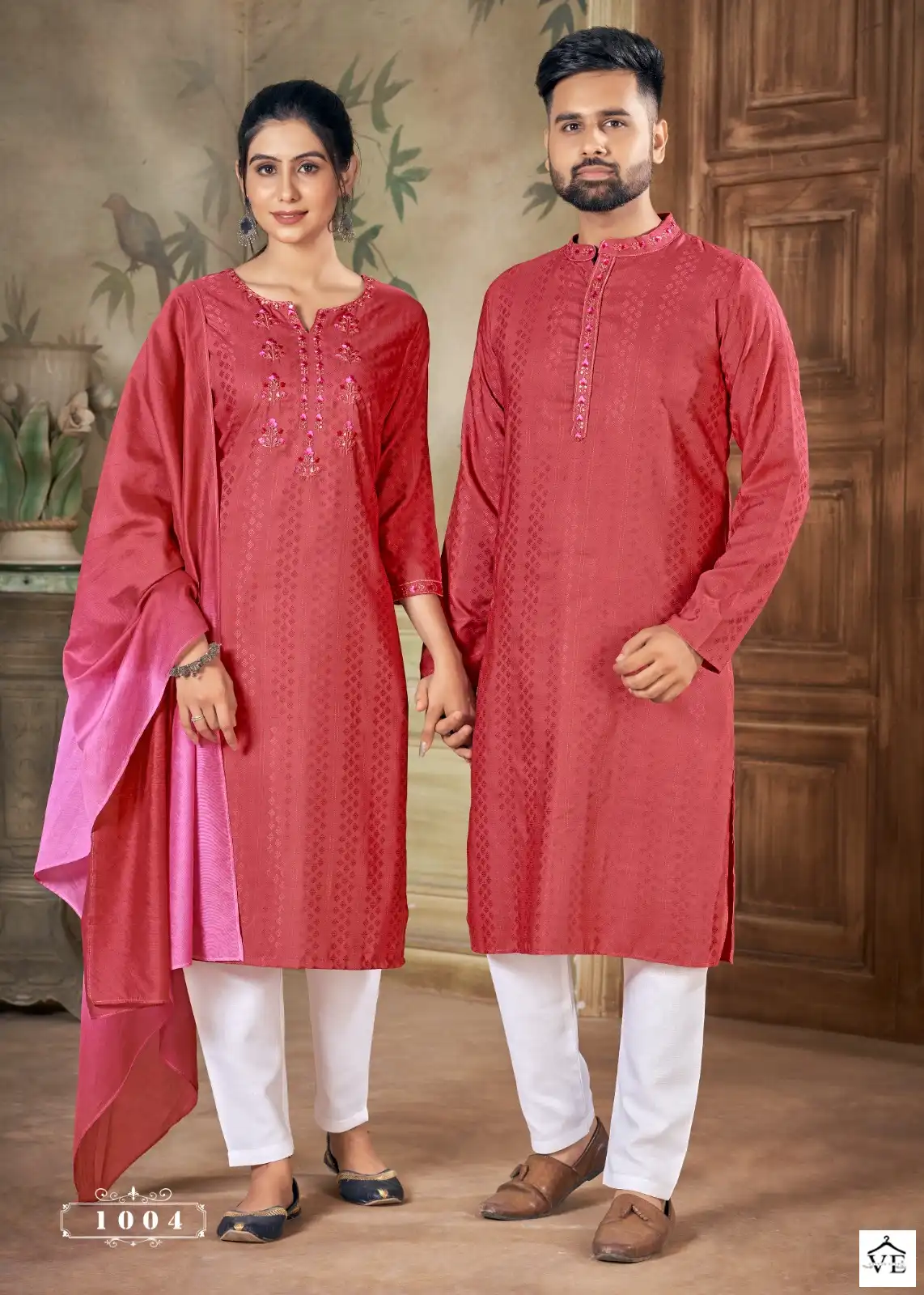 Banwery Royal Couple Vol-12 Pure Viscose Wholesale Couple Combo Catalog — Wholesale Kurtis, Banwery wholesale from Surat - Gallery Image 2